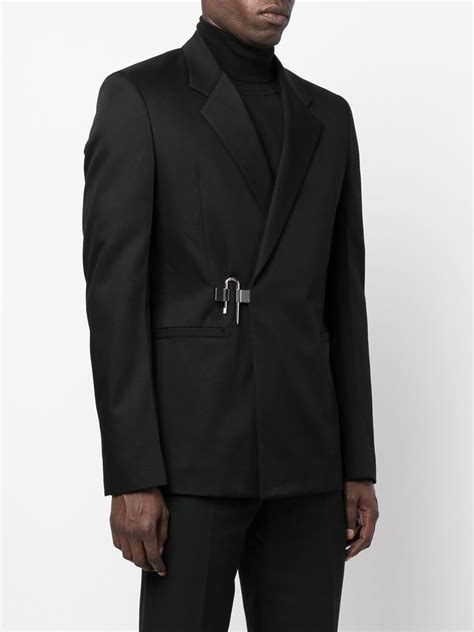 givenchy u lock blazer|Givenchy Fitted U.